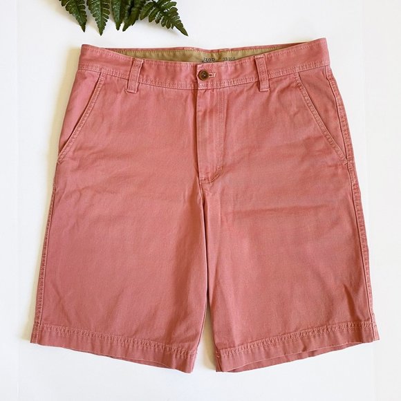 Izod Saltwater Flat Front Cotton Chino's Sz 33 - Picture 2 of 6